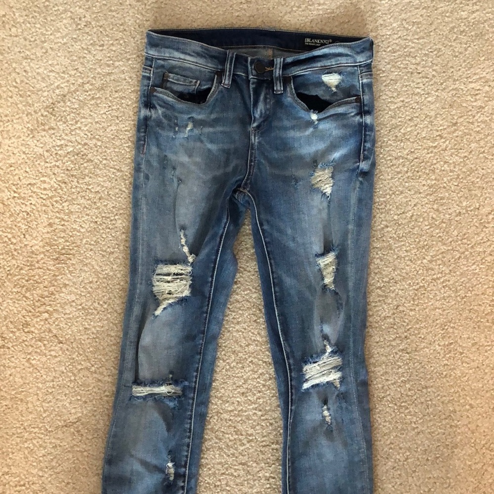 Nordstrom BlankNYC Ripped Skinny Jeans